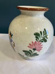 Vintage Ceramic Vase with Dancing Couple Bavarian Scene by ...