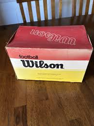 Vintage Wilson Leather Football In Original Box With ...