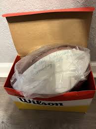 Eddie Robinson signed Football | eBay