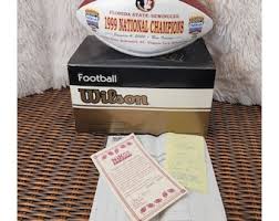 Florida State Seminoles 1999 National Championship Ball ...