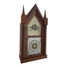 Mid 19th Century Chauncey Jerome Gothic Shelf Clock ...