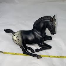 vintage Breyer Molding Co Horse Made In USA! Black And White. Colt | eBay