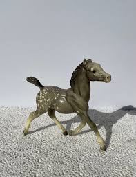 Vintage Breyer Grey Dapple Appaloosa Running Foal Horse ...