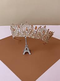 ANGELIKA Bridal Crown With Swarovski Crystals, Queen ...