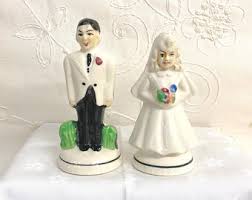 Vintage TWO-FACED BRIDE & Groom Salt and Pepper Shakers - Etsy