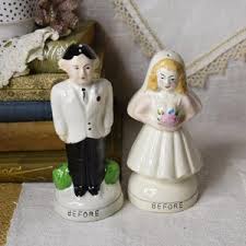 Bride Salt and Pepper Shakers - Etsy