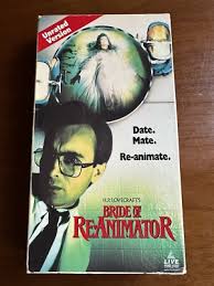 Bride of Re-Animator (VHS, 1991) Unrated Version 12236894032| eBay