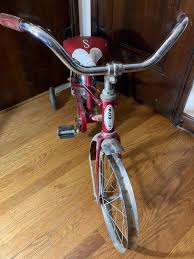 Vintage All Original Bike, Schwinn Pixie, Red Bicycle 46" X ...