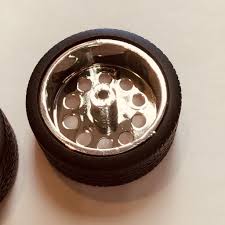 Pegasus 1/24 Rim & Tire Set 2312 "Magnum's" 23" Chrome (4 ...