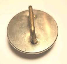 Antique? Vintage Convex Horse Head Lucite? W/Metal Scarf Holder? Large Button? | eBay