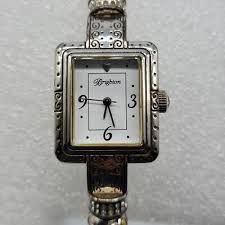 Brighton Cherry Hill Women Watch 23mm Square Dial Silver ...
