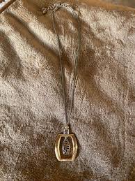 Vintage Brighton SENSATION GOLD Two Tone Brushed Gold Necklace | eBay