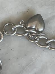 Vintage British Silver Charm Bracelet - Etsy