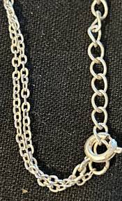 VINTAGE RHINESTONES LETTER “J” SILVER TONE NECKLACE 18”long ...