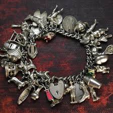 Vintage Fully Loaded Silver Charm Bracelet – Butter Lane Antiques