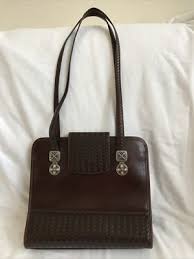 Vtg BRIGHTON Brown leather shoulder bag- 834486- Mild Leather Wear- 11.5x3x11” | eBay