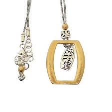 Brighton Sensation Gold Silver Pendant Necklace 19" Silver ...