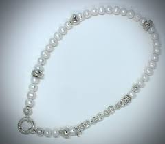 Chunky Freshwater Pearls and Sterling Silver Necklace - Etsy