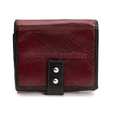 Jean Paul GAULTIER Logo Emboss Leather Wallet Bordeaux (K ...