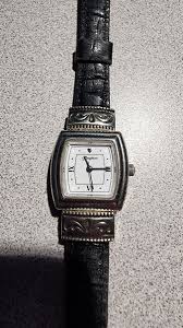 Brighton Women's Waterford Watch with Rotating Black and Res ...