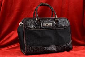 13" Brighton Collection Travel Bag w/ Leather Trim - T117053 ...