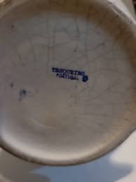 Vintage Mid-Century Portuguese Ceramic Tanqueiro Crazed ...