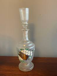 Charming Vintage Painted Decanter - Floral Daisy Design - Etsy