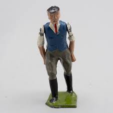 Johillco Wheel Barrow Vintage Lead Figure