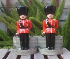 Vintage, Queens Guard, Ceramic Bookends, Soldier Bookends ...