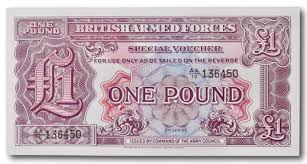 British Armed Forces, 1 pound 1948 | World Paper Money