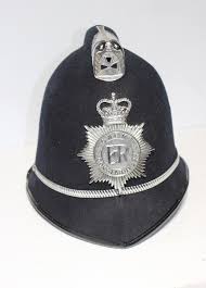 Vintage UK Gwent Constabulary Police "Bobby" Helmet - Size ...