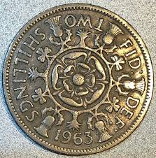 1963 Elizabeth II British 2 Shillings (florin) - Etsy