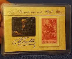 2018 The Bar Pieces of Past Antiquity Ed Stamp on Our Past Benjamin Franklin SP4 | eBay