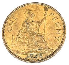 C7143 GREAT BRITAIN COIN, LARGE PENNY 1964 | eBay