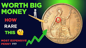 UK 1947 One Penny Coin Worth BIG Money! 💰 Rare Penny Worth Money? Find Out Now! #1947Penny - YouTube