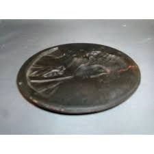 19th Century Patinated Steel Plaque Memorial George Washington Portrait Bust | Chairish