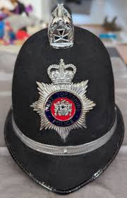 Vintage Authentic British Police “Bobby” Helmet West ...