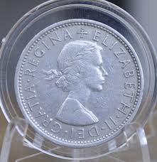 1966 UK Two Shillings - Queen Elizabeth II - 2 Shillings ...