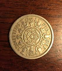 ORIGINAL 1954 TWO SHILLING COIN QUEEN ELIZABETH II | eBay