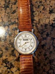 Brittania Quartz Japan Movement Watch With Lizard Strap | eBay