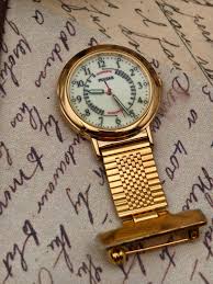 Vintage Pulsar Ladies Gold Tone Quartz Watch Braille Dial ...