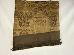 Domestications Firenza Scalloped Tasseled Valance Brown NIP ...