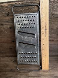BROMCO Vintage Two-Sided Hand Held Cheese Grater Slicer Tin Steel Made in USA | eBay