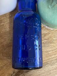 Antique Cobalt Blue Bromo Seltzer Bottle, Emerson Drug ...