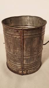 Antique Metal Tin Flour Sifter "Our Special XXX Heaviest ...