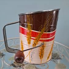 Bromwell Measuring Sifter 3 Cup Wheat Design | eBay