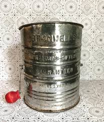 Vintage Bromwell's Three Cup Flour Sifter, Red Wooden Handle - Etsy