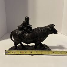 Vintage Bronze Chinese Statue, Child on Bull. ALST | eBay