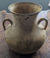 Decorative Rustic Metal Pot With Stand Made In India Pot 5.5 ...