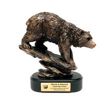 Bronze Bear Sculpture - Etsy